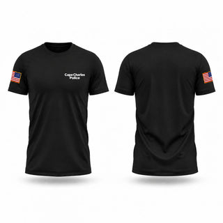 Old School Cotton Feel Shirt, Cape Charles Police, Police, Teamtime, Team time, sublimation, custom sports apparel, team uniforms, spirit wear, spiritwear, sports uniforms, custom shirts, team store, custom team store, fundraiser sports, apparel fundraiser