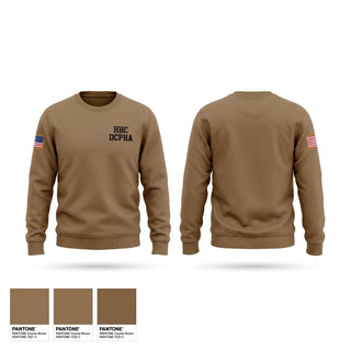 Crew Neck Sweatshirt, HHC, DCPH-A, Army, Teamtime, Team time, sublimation, custom sports apparel, team uniforms, spirit wear, spiritwear, sports uniforms, custom shirts, team store, custom team store, fundraiser sports, apparel fundraiser