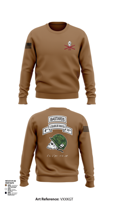 Charlie Rock, 4-31 IN, 2IBCT, 10MTN 63495362 Crew Neck Sweatshirt - 101