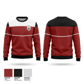 Crew Neck Sweatshirt, Wright Brothers Pilots, Women's Volleyball, Teamtime, Team time, sublimation, custom sports apparel, team uniforms, spirit wear, spiritwear, sports uniforms, custom shirts, team store, custom team store, fundraiser sports, apparel fundraiser