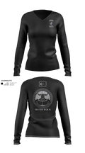 173RD ABN 21007449 Women's Long Sleeve V-neck Shirt - 20