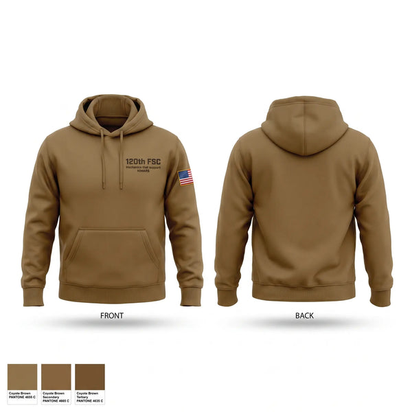 Hoodie, 120th FSC, National Guard, Teamtime, Team time, sublimation, custom sports apparel, team uniforms, spirit wear, spiritwear, sports uniforms, custom shirts, team store, custom team store, fundraiser sports, apparel fundraiser