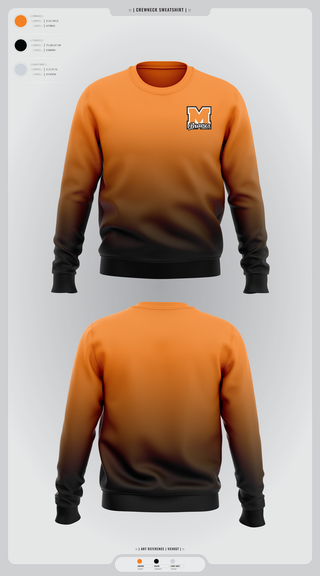 Crew Neck Sweatshirt, Menahga Braves, Women's Basketball, Teamtime, Team time, sublimation, custom sports apparel, team uniforms, spirit wear, spiritwear, sports uniforms, custom shirts, team store, custom team store, fundraiser sports, apparel fundraiser