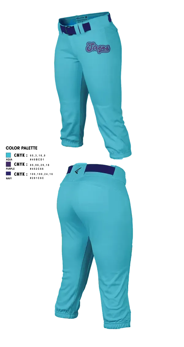 Softball Pants, Sirens, Softball, Teamtime, Team time, sublimation, custom sports apparel, team uniforms, spirit wear, spiritwear, sports uniforms, custom shirts, team store, custom team store, fundraiser sports, apparel fundraiser
