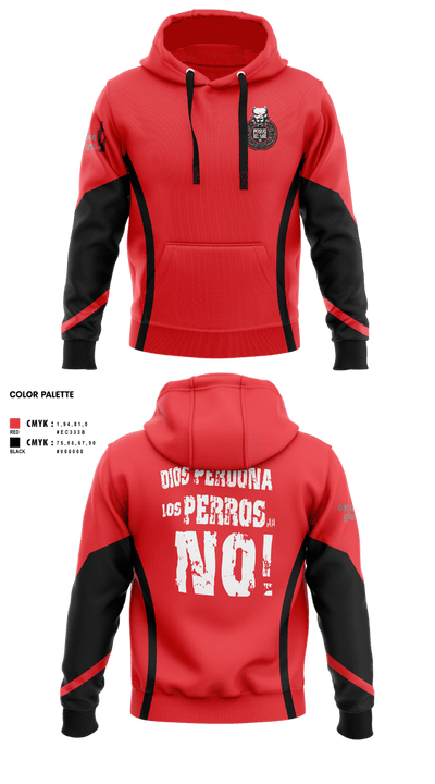 PERROS DEL MAL FC 17407203 Hoodie - 1