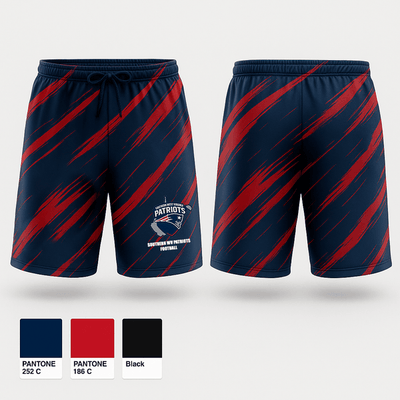 Southern WV Patriots 66506640 Athletic Shorts With Pockets - 1
