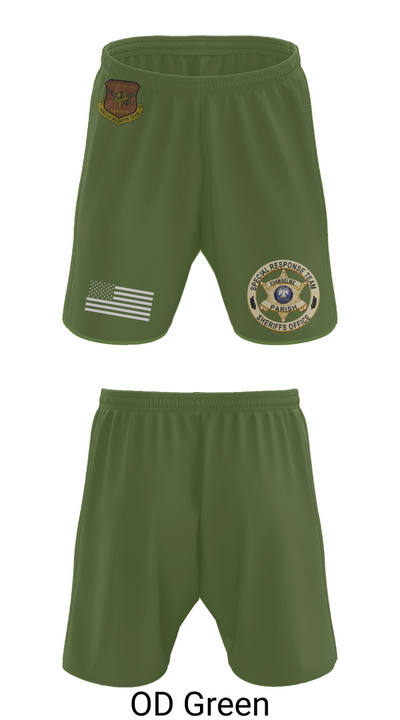 Evangeline Parish Sheriffs Office S.R.T Athletic Shorts With Pockets - 47