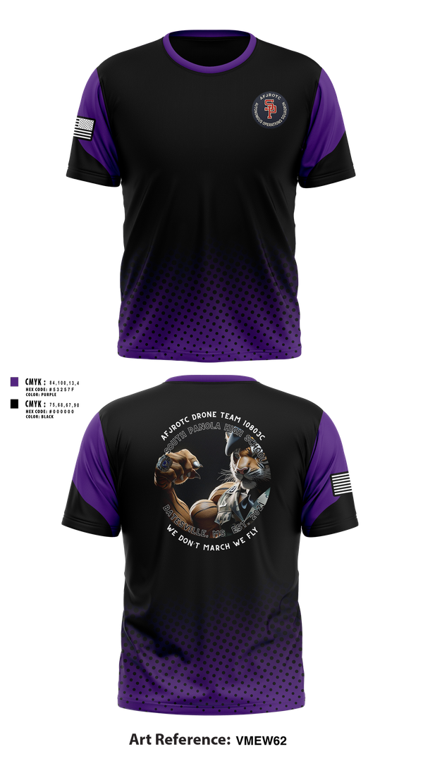 Short Sleeve Performance Shirt, AFJROTC MS-081 DRONE TEAM, , Teamtime, Team time, sublimation, custom sports apparel, team uniforms, spirit wear, spiritwear, sports uniforms, custom shirts, team store, custom team store, fundraiser sports, apparel fundraiser