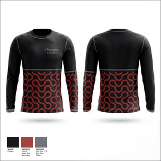 Long Sleeve Performance Shirt, Running rebels, Men's Basketball, Teamtime, Team time, sublimation, custom sports apparel, team uniforms, spirit wear, spiritwear, sports uniforms, custom shirts, team store, custom team store, fundraiser sports, apparel fundraiser