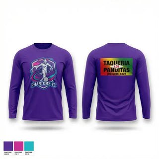 Long Sleeve Performance Shirt, Phantoms fc, Men's Soccer, Teamtime, Team time, sublimation, custom sports apparel, team uniforms, spirit wear, spiritwear, sports uniforms, custom shirts, team store, custom team store, fundraiser sports, apparel fundraiser
