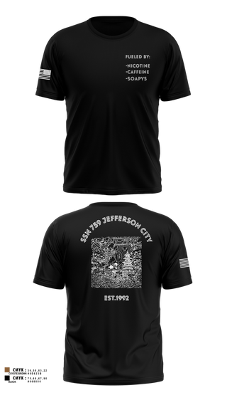 Old School Cotton Feel Shirt, Jefferson City, , Teamtime, Team time, sublimation, custom sports apparel, team uniforms, spirit wear, spiritwear, sports uniforms, custom shirts, team store, custom team store, fundraiser sports, apparel fundraiser