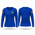 SBAS Women's Long Sleeve V-neck Shirt - 1