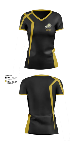 Womens Short Sleeve Vneck Shirt, Gaffney High School Golf, Golf, Teamtime, Team time, sublimation, custom sports apparel, team uniforms, spirit wear, spiritwear, sports uniforms, custom shirts, team store, custom team store, fundraiser sports, apparel fundraiser