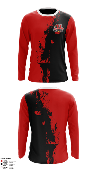 Long Sleeve Performance Shirt, Cardinals, Softball, Teamtime, Team time, sublimation, custom sports apparel, team uniforms, spirit wear, spiritwear, sports uniforms, custom shirts, team store, custom team store, fundraiser sports, apparel fundraiser