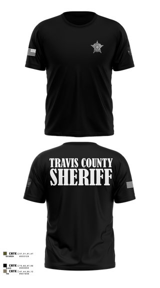 Short Sleeve Performance Shirt, Travis County Sheriff, Police, Teamtime, Team time, sublimation, custom sports apparel, team uniforms, spirit wear, spiritwear, sports uniforms, custom shirts, team store, custom team store, fundraiser sports, apparel fundraiser