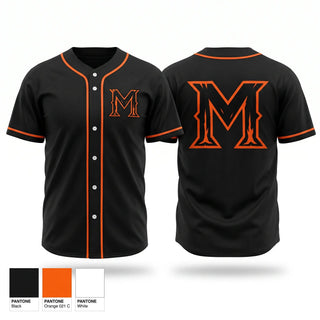 Full Button Baseball Jersey, Montville Soccer, Men's Soccer, Teamtime, Team time, sublimation, custom sports apparel, team uniforms, spirit wear, spiritwear, sports uniforms, custom shirts, team store, custom team store, fundraiser sports, apparel fundraiser