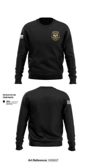 Crew Neck Sweatshirt, VIPER TEAM, Police, Teamtime, Team time, sublimation, custom sports apparel, team uniforms, spirit wear, spiritwear, sports uniforms, custom shirts, team store, custom team store, fundraiser sports, apparel fundraiser