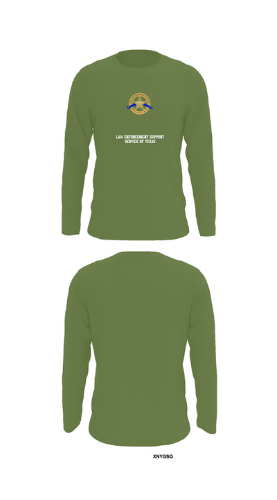 Law Enforcement Support Service of Texas 58643369 Long Sleeve Performance Shirt 50