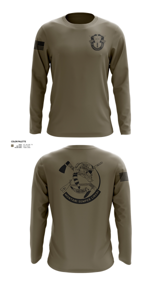 Long Sleeve Performance Shirt, 2/19 SFG (A), Army, Teamtime, Team time, sublimation, custom sports apparel, team uniforms, spirit wear, spiritwear, sports uniforms, custom shirts, team store, custom team store, fundraiser sports, apparel fundraiser