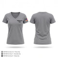 Oaktown fire Women's Short Sleeve V-neck Shirt - 1
