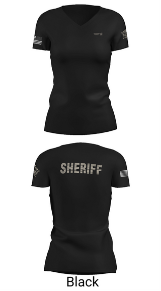 Womens Short Sleeve Vneck Shirt, Barren County TAC Team, , Teamtime, Team time, sublimation, custom sports apparel, team uniforms, spirit wear, spiritwear, sports uniforms, custom shirts, team store, custom team store, fundraiser sports, apparel fundraiser