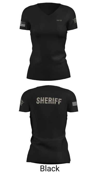 Barren County TAC Team 38222509 Women's Short Sleeve V-neck Shirt - 27