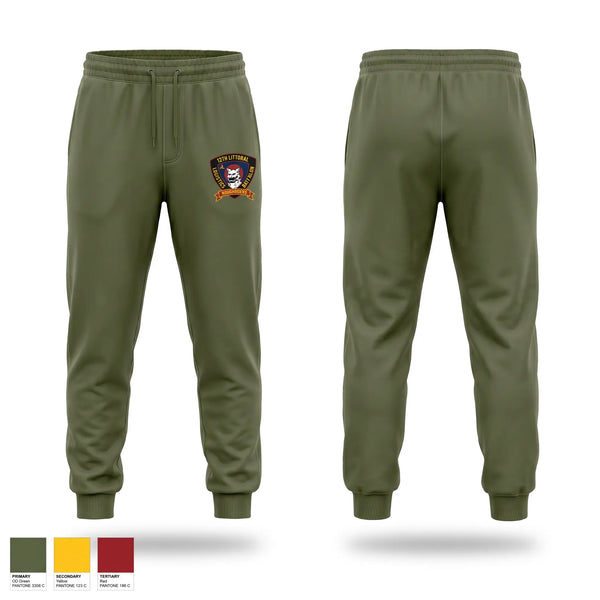 Sweatpants, 12TH LITTORAL LOGISTICS BATTALION, Marines, Teamtime, Team time, sublimation, custom sports apparel, team uniforms, spirit wear, spiritwear, sports uniforms, custom shirts, team store, custom team store, fundraiser sports, apparel fundraiser