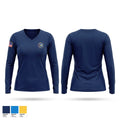 Chelsea Fire Women's Long Sleeve V-neck Shirt - 1