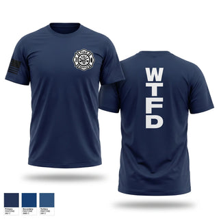 Old School Cotton Feel Shirt, Wayne Twp / Grass Creek Fire Dept, Fire Department, Teamtime, Team time, sublimation, custom sports apparel, team uniforms, spirit wear, spiritwear, sports uniforms, custom shirts, team store, custom team store, fundraiser sports, apparel fundraiser