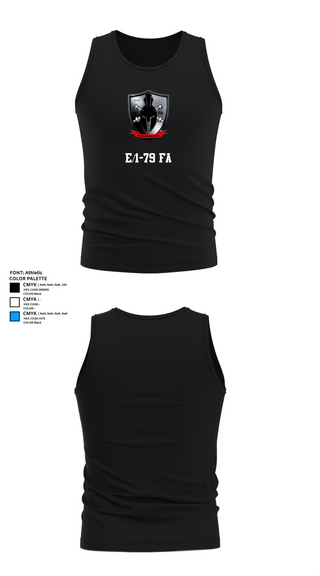 Tank Top, E/1-79 FA, , Teamtime, Team time, sublimation, custom sports apparel, team uniforms, spirit wear, spiritwear, sports uniforms, custom shirts, team store, custom team store, fundraiser sports, apparel fundraiser