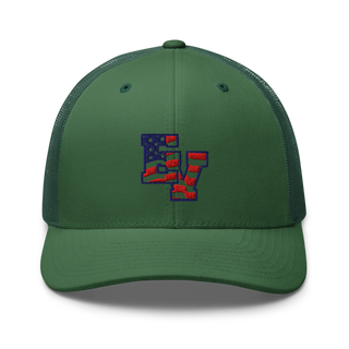 Patriots Retro Trucker Hat | Yupoong 6606
