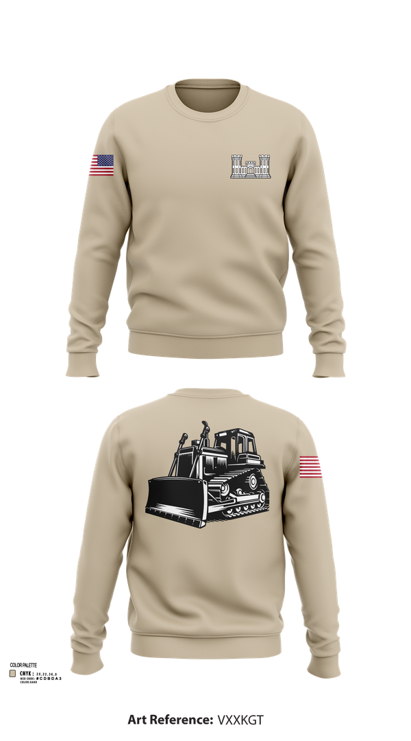 Crew Neck Sweatshirt, A co 229th Heavy, , Teamtime, Team time, sublimation, custom sports apparel, team uniforms, spirit wear, spiritwear, sports uniforms, custom shirts, team store, custom team store, fundraiser sports, apparel fundraiser