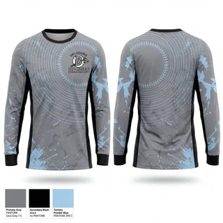 Long Sleeve Performance Shirt, Oklahoma Braves, Baseball, Teamtime, Team time, sublimation, custom sports apparel, team uniforms, spirit wear, spiritwear, sports uniforms, custom shirts, team store, custom team store, fundraiser sports, apparel fundraiser