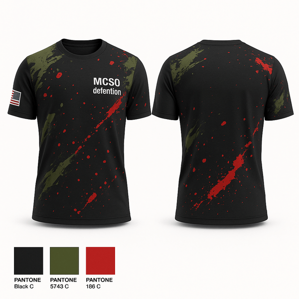 MCSO detention 44837424 Old School Cotton Feel Shirt - 1