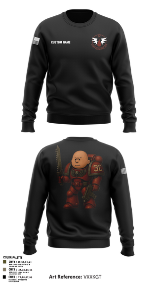Crew Neck Sweatshirt, CCo, 1-508PIR (OG), Army, Teamtime, Team time, sublimation, custom sports apparel, team uniforms, spirit wear, spiritwear, sports uniforms, custom shirts, team store, custom team store, fundraiser sports, apparel fundraiser