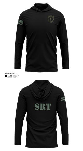 Long Sleeve Hooded Sun Shirt, Nicholasville Police Department Special Response Team, Police, Teamtime, Team time, sublimation, custom sports apparel, team uniforms, spirit wear, spiritwear, sports uniforms, custom shirts, team store, custom team store, fundraiser sports, apparel fundraiser