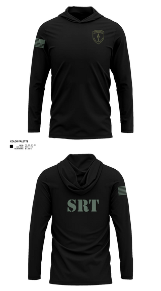 Long Sleeve Hooded Sun Shirt, Nicholasville Police Department Special Response Team, Police, Teamtime, Team time, sublimation, custom sports apparel, team uniforms, spirit wear, spiritwear, sports uniforms, custom shirts, team store, custom team store, fundraiser sports, apparel fundraiser