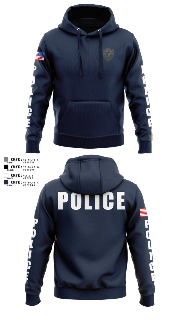 Hoodie, Sour Lake Police Department, Police, Teamtime, Team time, sublimation, custom sports apparel, team uniforms, spirit wear, spiritwear, sports uniforms, custom shirts, team store, custom team store, fundraiser sports, apparel fundraiser