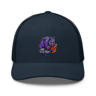RBC Renegade Elite Rhinos Retro Trucker Hat | Yupoong 6606