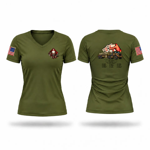 Womens Short Sleeve Vneck Shirt, SROC 1-27, Marines, Teamtime, Team time, sublimation, custom sports apparel, team uniforms, spirit wear, spiritwear, sports uniforms, custom shirts, team store, custom team store, fundraiser sports, apparel fundraiser