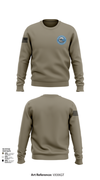 Crew Neck Sweatshirt, Blue Tide Battalion, , Teamtime, Team time, sublimation, custom sports apparel, team uniforms, spirit wear, spiritwear, sports uniforms, custom shirts, team store, custom team store, fundraiser sports, apparel fundraiser
