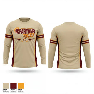 Long Sleeve Performance Shirt, West Tampa Spartans, , Teamtime, Team time, sublimation, custom sports apparel, team uniforms, spirit wear, spiritwear, sports uniforms, custom shirts, team store, custom team store, fundraiser sports, apparel fundraiser