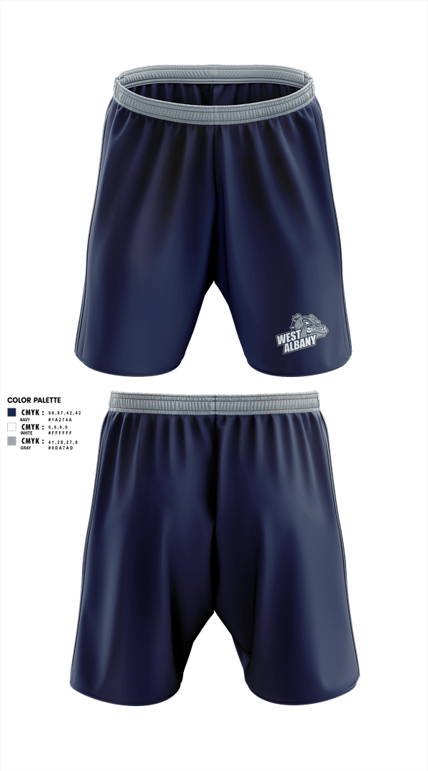 Athletic Shorts With Pockets, West Albany Bulldogs, Men's Lacrosse, Teamtime, Team time, sublimation, custom sports apparel, team uniforms, spirit wear, spiritwear, sports uniforms, custom shirts, team store, custom team store, fundraiser sports, apparel fundraiser