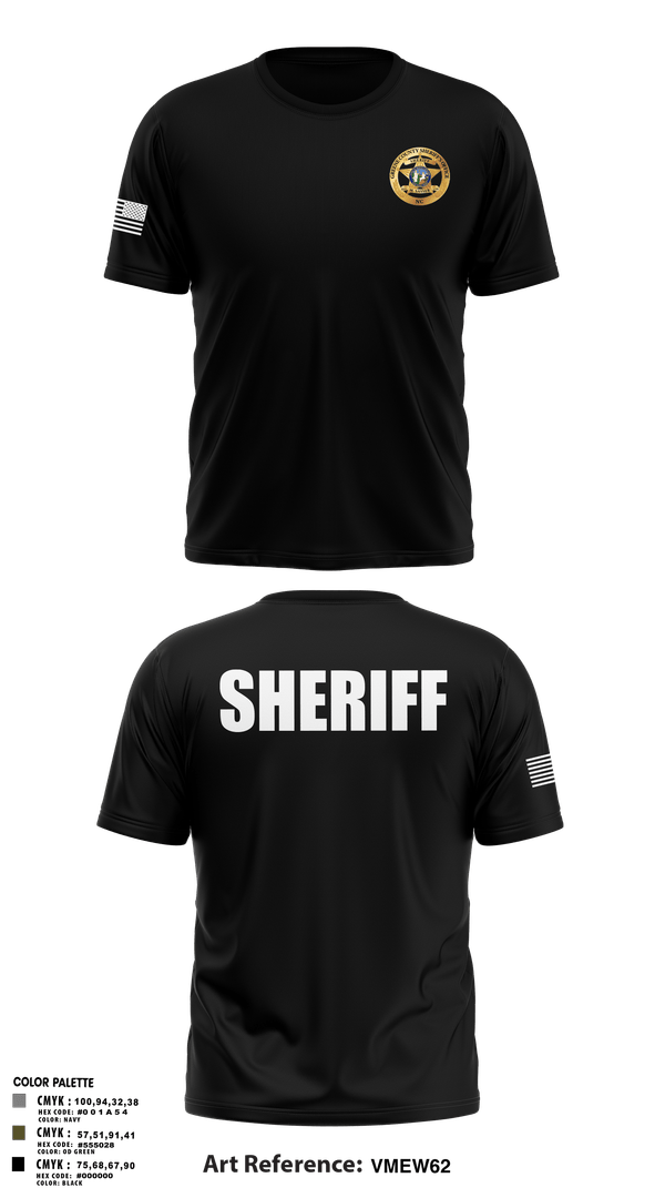 Greene County Sheriff’s Office Old School Cotton Feel Shirt - 5