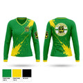 Mke Ducks Women's Long Sleeve V-neck Shirt - 1