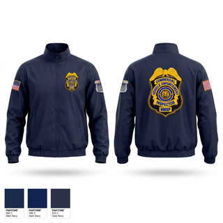 Windbreaker, Department of public safety, Police, Teamtime, Team time, sublimation, custom sports apparel, team uniforms, spirit wear, spiritwear, sports uniforms, custom shirts, team store, custom team store, fundraiser sports, apparel fundraiser