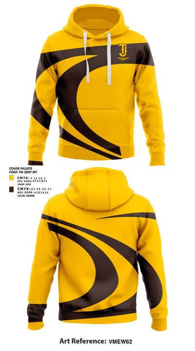 Thomas Jefferson High School Lacrosse 68574815 Hoodie - 1