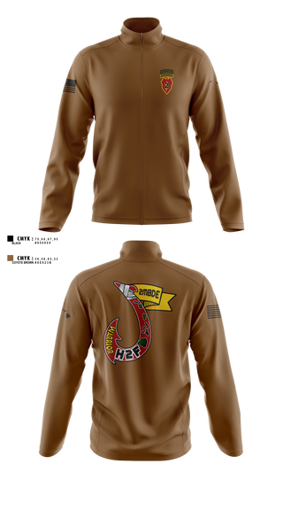 Fleece Jacket, H2F, 2nd Mobile Brigade, 25th Infantry Division, Army, Teamtime, Team time, sublimation, custom sports apparel, team uniforms, spirit wear, spiritwear, sports uniforms, custom shirts, team store, custom team store, fundraiser sports, apparel fundraiser