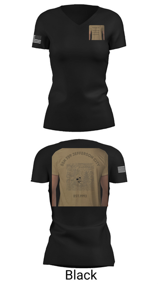 Womens Short Sleeve Vneck Shirt, Jefferson City, , Teamtime, Team time, sublimation, custom sports apparel, team uniforms, spirit wear, spiritwear, sports uniforms, custom shirts, team store, custom team store, fundraiser sports, apparel fundraiser