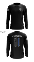 ECC Law Enforcement Training Academy 82210075 Long Sleeve Performance Shirt - 100